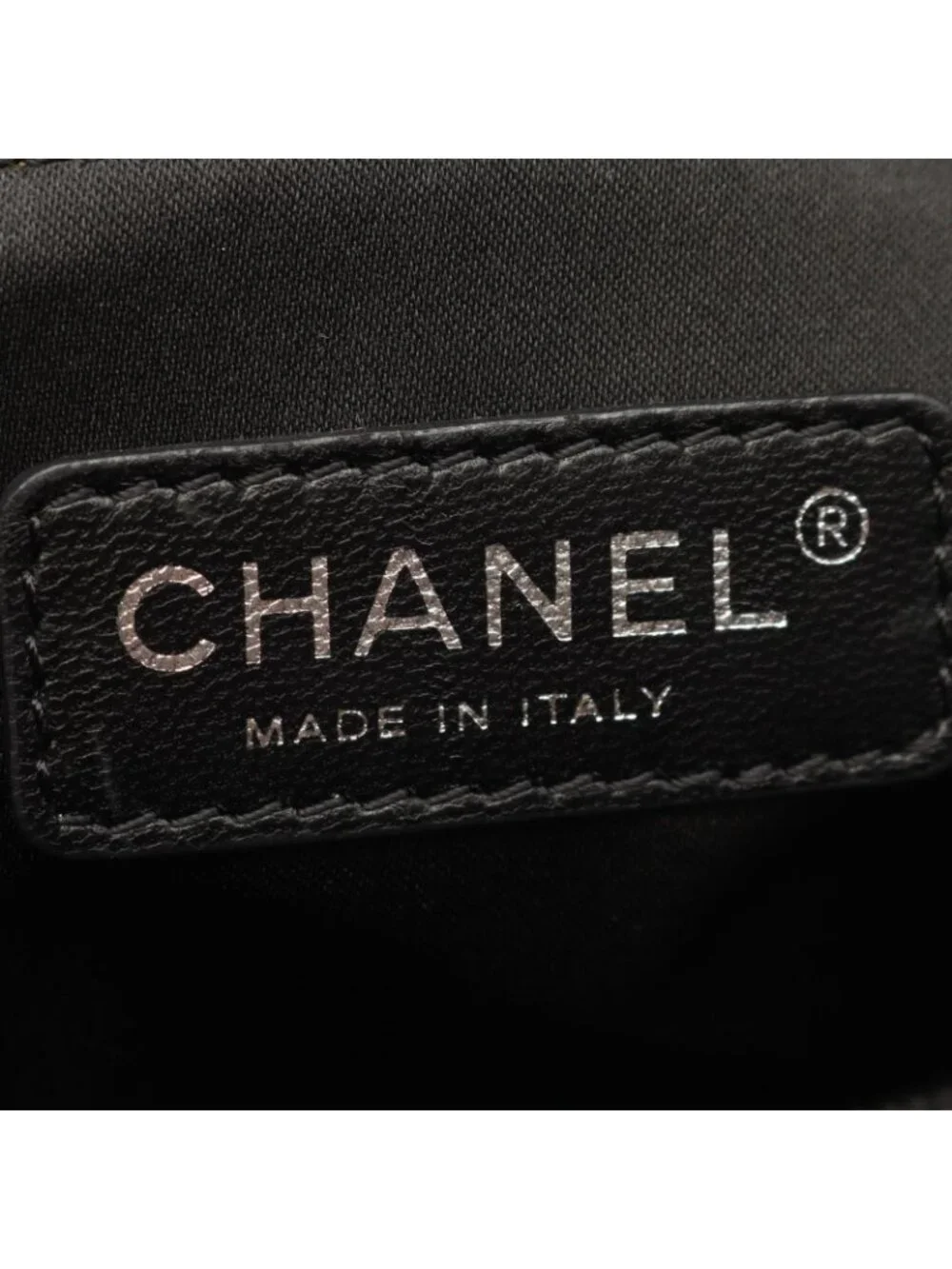 Chanel Tote Bag Paris Biarritz MM Black Canvas Leather MM